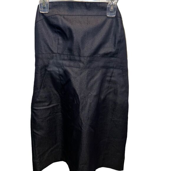 New York & Co. denim strapless dress MWT size 10 - Picture 1 of 8